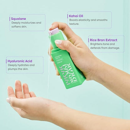 IYKYK By Makari Hyaluronic Acid 2% Hydrating Face Serum, Moisture Booster with Vitamin B5, Aloe & Kelp for Deeply Hydrated, Plump, Rejuvenated Skin, Vegan Facial Serum, No Fragrance, Paraben & Sulfate