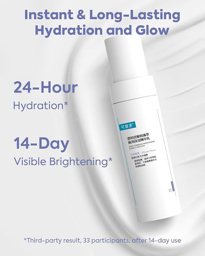 KOMFYMED Facial Moisturizing Lotion, Daily Moisturizer Face Cream with Sodium Hyaluronate & Microalgae Extract, Ultra-Lightweight, Hydrating Serum Face Lotion for All Skin Types - 2.7 fl.oz