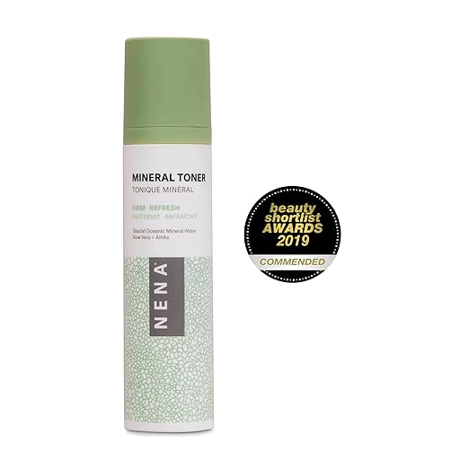 NENA Skincare Mineral Toner - Hydrating Toner for Face with Sodium Hyaluronate and Aloe Vera - Refines Pores, Balances and Plumps Skin - 4 oz
