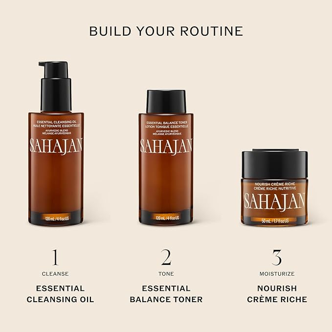 Sahajan Essential Balance Toner with Vitamin C + AHA's | Ayurvedic Clean Gentle Daily Glow Facial Toner | Exfoliates, Refines Texture, Balances, Hydrates | 4 fl oz