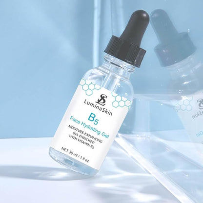 Hydrating Vitamin B5 Gel Skin Moisture-Enhancing Gel, Hyalu B5 Pure Hyaluronic Acid Serum for Face, with Vitamin B5, Anti-Aging Serum for Fine Lines and Wrinkles 30 ml