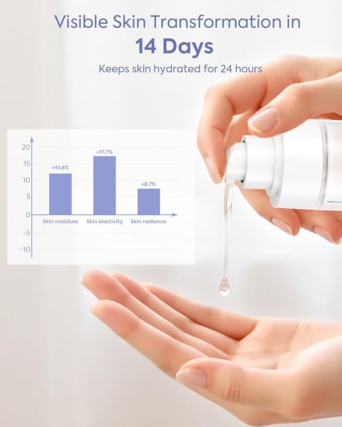 KOMFYMED Aqua Luminous Moisturizing Essence Toner with Sodium Hyaluronate & Algae Extract - Deep Hydration, Radiance Boost, Lightweight Facial Essence for All Skin Types, 120ml / 4.05 fl.oz