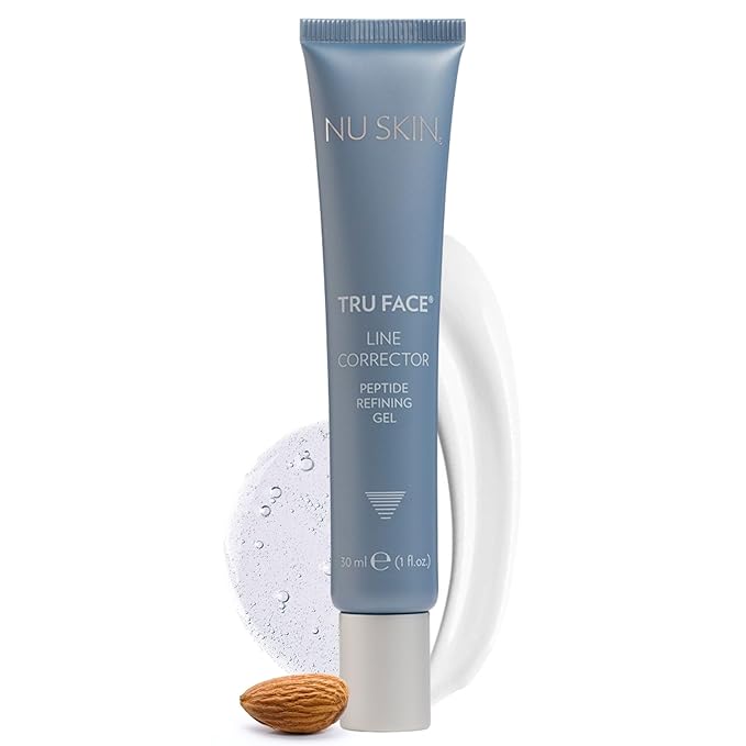NuSkin Tru Face Line Corrector | Wrinkle Reducing Peptides | Aging for Fine Lines | Targets Mouth Lines & Forehead Wrinkles for Youthful, Smooth Skin | Put on before makeup & Face Wash | 1 Pack