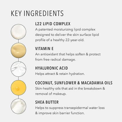 HydroPeptide Makeup Melt, Botanical Cleansing Balm, Restores, Softens and Hydrates Lips, 3.4 Ounce