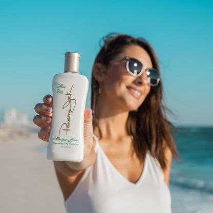 Panama Jack Aloe Moisturizer Lotion - After Sun Daily Skincare, Contains Aloe, Cocoa Butter, Olive & Hemp Seed Oils with Vitamin E, 8 FL OZ (Pack of 6)