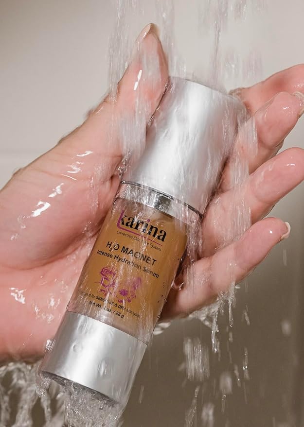 Karina Skincare H2O Magnet Face & Eye Serum – Hydrating Serum with Sodium Hyaluronate & Botanical Extracts – Reduces Fine Lines, Puffiness & Dryness – For All Skin Types – 1 oz