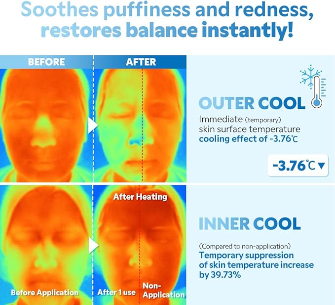 TIRTIR Ice-Cooling Icing Toner Pads | -3.76°C Instant Cool Down for Pore Reducing and Hydrating Korean Skincare (120 Units)