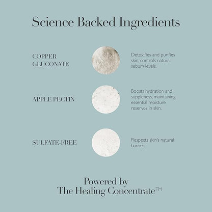 Omorovicza Cleansing Foam (5.1 oz), Sensitive Skin Face Wash, Sulfate-Free Face Foaming Cleanser, with Copper Gluconate & Apple Pectin, Gently Purifies, Hydrates & Respects Skin Barrier