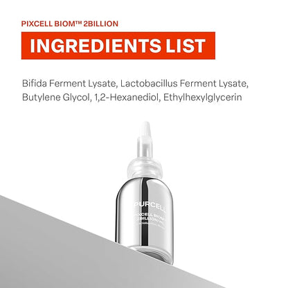 Pixcell Biom 2B/mL - Restores Skin Barrier with Bifida, Lactobacillus Ferment Lysate, Korean Probiotic Drops for acne prone skin and sensitive skin (55ml, 1.85 Fl Oz.)