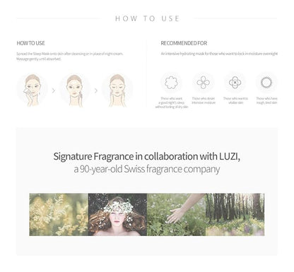 Huxley Secret of Sahara Sleep Mask, Hydrating Overnight Face Mask for Dry and Dull Skin, Korean Skincare with Cactus Extract and Cica, Barrier Support, Non-Sticky Gel-Cream, 5.29 oz