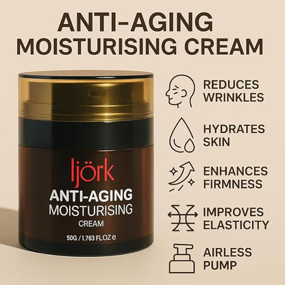 Face and Neck Anti-Aging and Anti Wrinkle For Women | Hydrating & Firming Skincare for Women | Anti-Aging Wrinkle Cream for Face and Neck with Hyaluronic Acid, Collagen, Squalene, Vitamin C, A & E