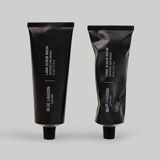 Blue Lagoon - Resurfacing Exfoliating Volcanic Lava Scrub Face Mask - Hydrating Face Mask - Moisturizing Face Mask - Face Scrub - Hydrating Mask - Bioactive Icelandic Skincare (1 oz | 30 ml)