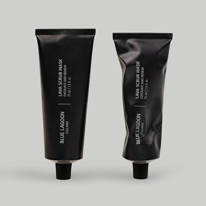 Blue Lagoon - Resurfacing Exfoliating Volcanic Lava Scrub Face Mask - Hydrating Face Mask - Moisturizing Face Mask - Face Scrub - Hydrating Mask - Bioactive Icelandic Skincare (1 oz | 30 ml)