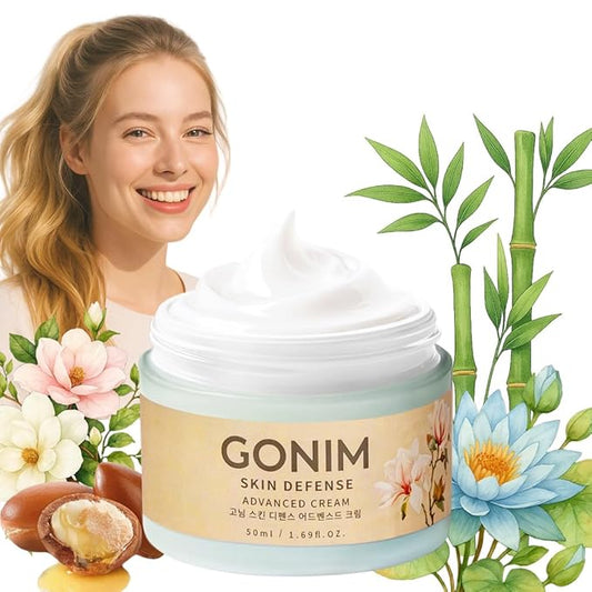 GONIM Face Moisturizer Korean Skin Care, Anti Aging Support with Collagen Activation,Skin Barrier Repair Face Cream, Daily Face Moisturizer for Dry, Sensitive Oily Skin,Shea Butter Hydration 1.69fl.oz