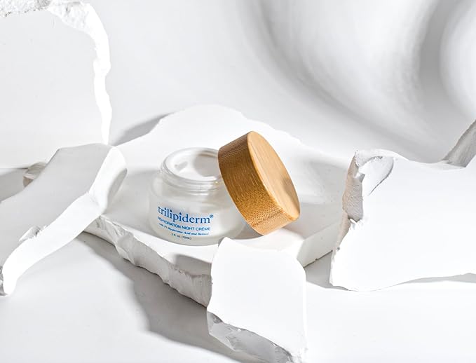 Trilipiderm Rehydration Night Crème .5oz Travel Size Night Rejuvenation with Anti-Aging Hyaluronic Acid and Retinol