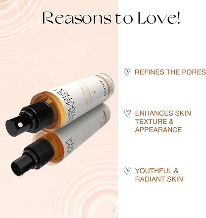 Nourish Mantra Radiant Glow Face Toner/Formulated with Vitamin C, Glycolic Acid, and Vitamin B5 for Glowing Skin & Pore Tightening Toner/Men & Women -150ml