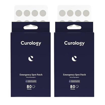 Curology Emergency Spot Pimple Patches for Face, Stocking Stuffer Gifts, Hydrocolloid Pimple Patches Fast-Acting, 160 Count