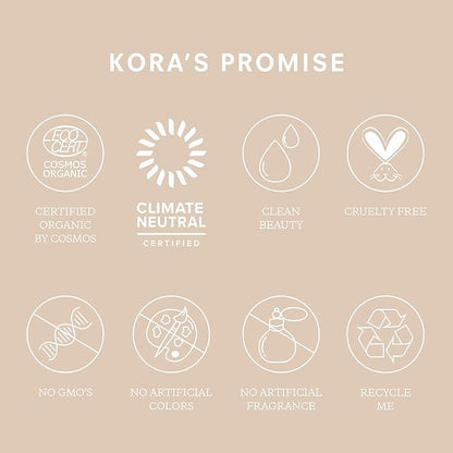 KORA Organics Turmeric Brightening & Exfoliating Mask, Multi-Use Facial Scrub, Polish & Illuminate, Certified Organic Exfoliating Face Mask, Cruelty Free Exfoliator - 3.38 fl oz