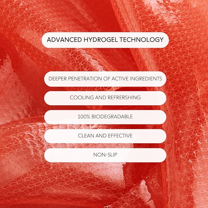 LOOPS Weekly Reset Hydrogel Lip Mask - Super Hydrating Mask for Moisturizing Lips - Rejuvinate and Reduce Signs of Puffiness - Gifts for her - 5 Pc