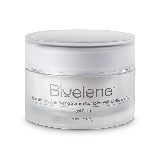 Bluelene Anti-wrinkle Night Plus+ Cream, with Methylene Blue and Vitamin C serum. (50 ml)