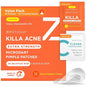 ZitSticka Extra Strength Killa Acne Patches for Face - World's Most Potent Pimple Patch with Fast-Acting Microdarts - Starts Working within 2 Hours for Deep, Early-Stage Zits & Blemish - 20 Count