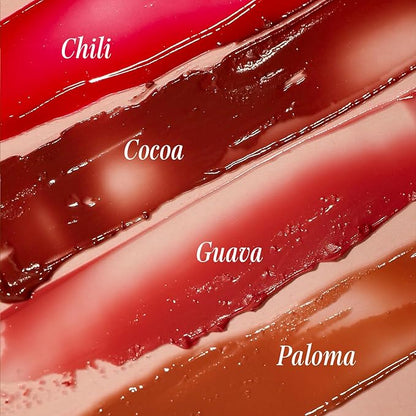 + Lux Unfiltered N°11 Smoothing Hydrating Lip Tint for Women - Tinted Lip Balm with Jojoba & Sunflower Oil - Lightweight, Moisturizing, Semi-Sheer Color - Vegan & Cruelty-Free - Cocoa (Brown)