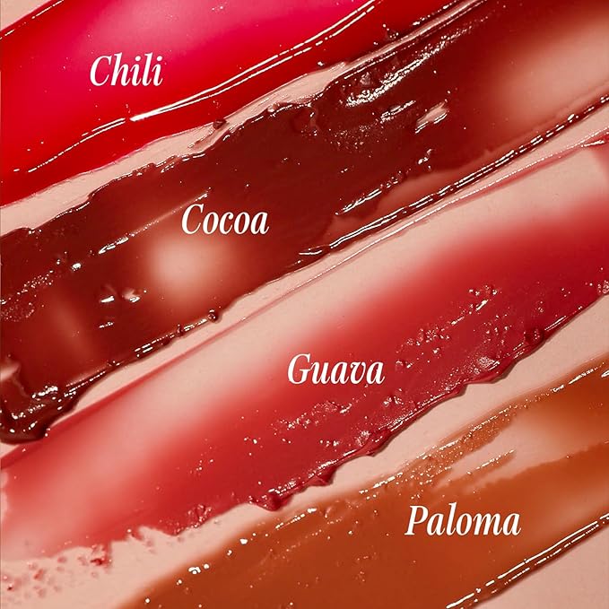 + Lux Unfiltered N°11 Smoothing Hydrating Lip Tint for Women - Tinted Lip Balm with Jojoba & Sunflower Oil - Lightweight Moisturizing Semi-Sheer Color - Vegan & Cruelty-Free - Chili (Spicy Sheer Red)