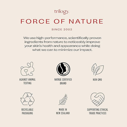 Trilogy Ultra Hydrating Face Cream, Intense Moisture for Dry Skin with Rosehip Oil, 2.5 fl oz