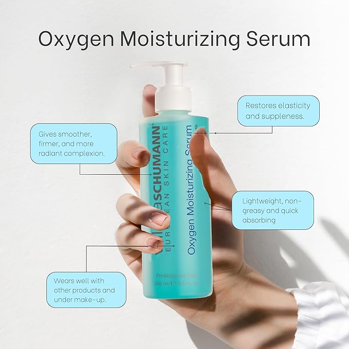 Wilma Schumann Oxygen Moisturizing Serum for Face, Hydrating Facial Serum, 8 oz