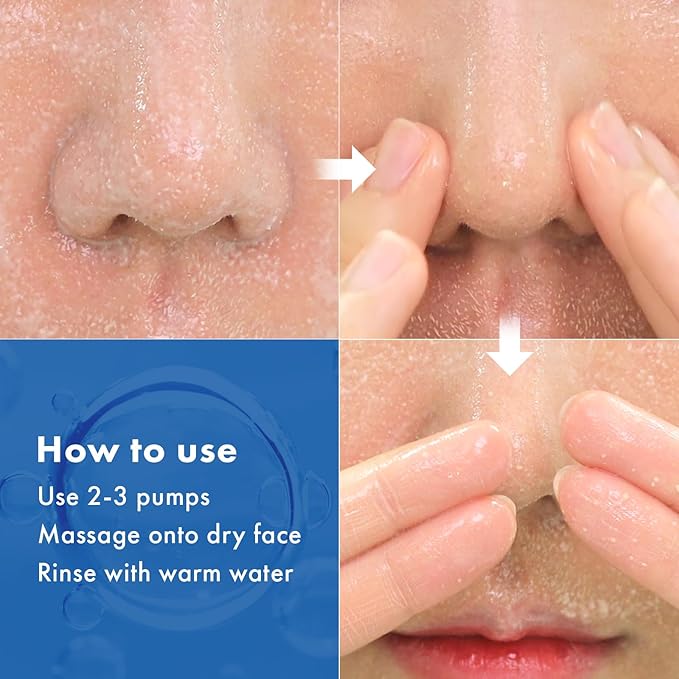 AHA Deep Cleansing Facial Oil with Jojoba Oil, Tea Tree Oil, PHA and Centella Asiatica, Korean Blackhead Remover, Pore Cleaner and Sebum Remover, 145ml, 4.9 fl. oz.