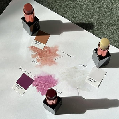 SOSHE Beauty - Peptide Glow Hydrating Lip Treatment | Intense Moisture | Peptides, Vitamin E, Hyaluronic Acid | Cruelty-Free, Certified Plastic Negative (Pearl - Clear)