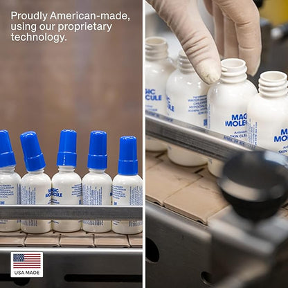 Magic Molecule Skin Cleanser for All Types, Hypochlorous Acid Spray Helps Heal Acne Prone, Eczema and Itchy Rashes and 50 Other Skin Ailments, 8 oz Spray (Pack of 3)