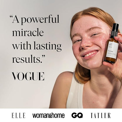 47 Skin Hydrating Face Serum for Clearing Acne and Scars, Anti-Blemish & Scar Repair Serum Skincare Treatment with Silver Chitoderm Smooth Skin Moisturiser Serum for All Skin Types (1.69 oz)