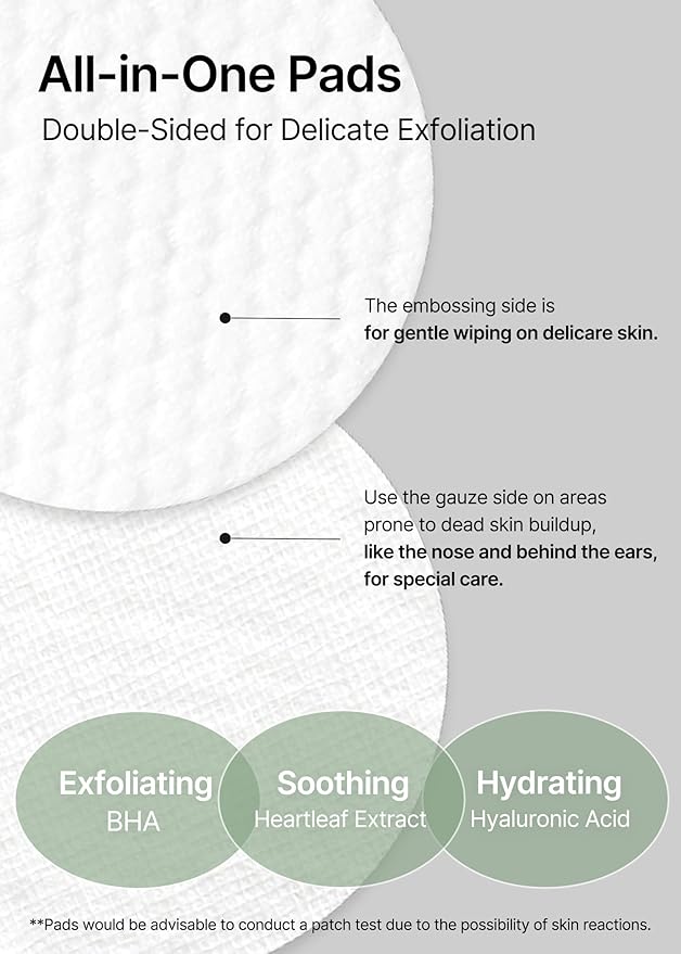 celimax Ji.Woo.Gae Heartleaf BHA Peeling Pad(60 Pads) + Dual Barrier Creamy Toner