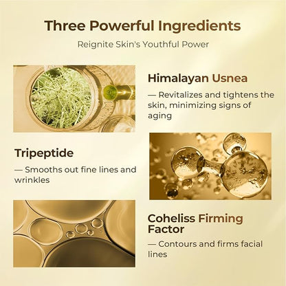 Gold Diamond Peptide-Enriched Toner(200ml/6.76oz) - Ultra Vitalizing, Micro-Sculpting, Refreshing, Hydrating, Repairing Moisturizing Toner with Tri-peptide, Hyaluronic Acid