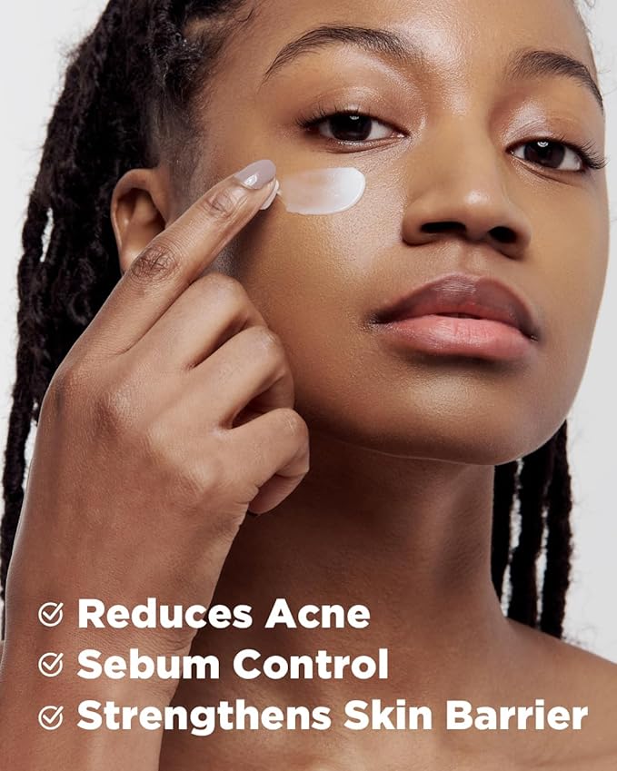 SKINRxLAB Made Cera Cream - Acne & Redness Relief Face Moisturizer, Sebum Control, Improving Skin Barrier with Ceramide and Madecassoside, Anti-Aging and Pore Minimizing Face Cream, 1.69 + 0.5 fl.oz.