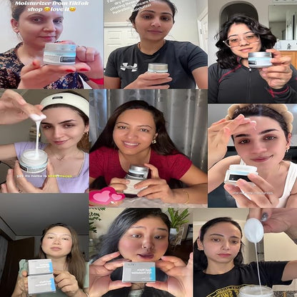 VGO 2 Pack 92% Snail Mucin Moisturizer, Anti Aging, Skin Repair & Hydrating Face Cream with Ceramide & Vitamin E