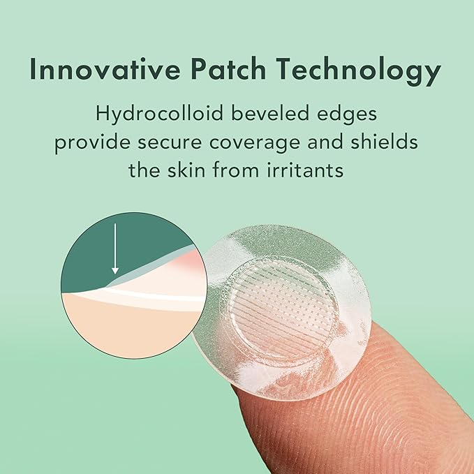 Rael Pimple Patches, Miracle Microcrystal Spot Cover - Hydrocolloid Acne Pimple Patch with Tea Tree Oil, Early Stage Zits and Blemish, Korean Skin Care (36 Count)