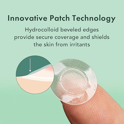 Rael Pimple Patches, Miracle Microcrystal Spot Cover - Hydrocolloid Acne Pimple Patch with Tea Tree Oil, Early Stage Zits and Blemish, Korean Skin Care (36 Count)