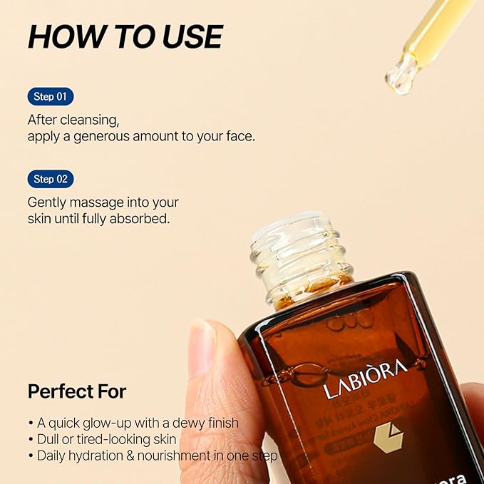 Glow Aurora Serum – Lightweight Korean Glow Drops for Face with Niacinamide, Hyaluronic Acid & Lutein, Face Glow Serum for a Dewy, Healthy-Looking Complexion, 1.01 fl oz / 30ml