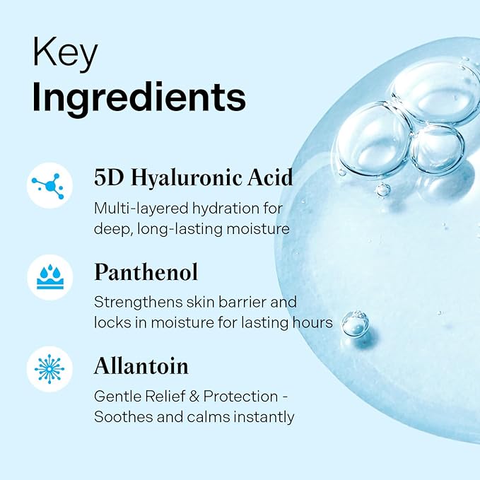Torriden DIVE IN Hyaluronic Acid Serum 50ml (1.69 fl.oz.) | Deep Hydration to Get Glow Skin | Hyaluronic Acid, Panthenol, Allantoin | Korean Facial Serum