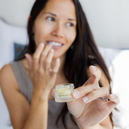 Osmia Skincare - Natural Lip Repair Overnight Mask + Hydrating Gloss | Manuka Honey, Myrrh, Lanolin | Moisturize, Plump, Soothe | Clean Beauty For Healthy Skin (0.28 oz | 8 g)