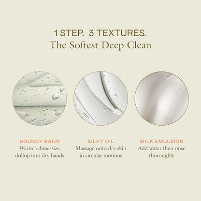 EADEM Dew Dream Hydrating Cleansing Balm & Makeup Remover with Moringa & Tiger Grass, Facial Cleanser & Skincare Moisturizer, Hydrating Skin Care Make Up Remover Balm, 3.4 oz