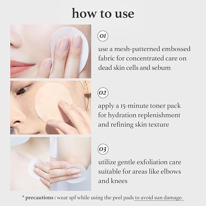 NOONI Facial Toner Pads - Glycolic Acid Exfoliating Pads 80 EA | AHA(Glycolic Acid, Lactic Acid), Pore Pad, Glass Skin, Reduces Fine lines with Panthenol & Hydrating Serum, Korean Skin Care, Kbeauty