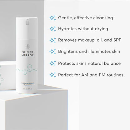 Everyday Cream Cleanser (5 Fl Oz), Facial Cleanser, Exfoliating Face Wash, Gentle Deep Cleansing Formula, Hydrates and Brightens the Skin, Face Wash for Women, for All Skin Types