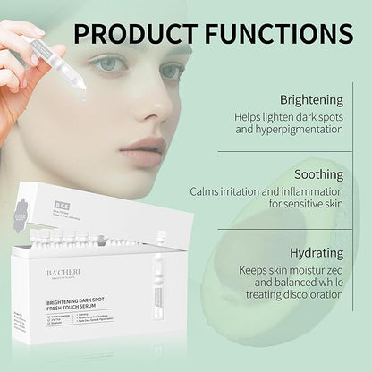 Brightening & Hydrating Face Serum Ampoules – Niacinamide, Tranexamic Acid, Vitamin C, Centella Asiatica & Alpha-Arbutin – Hydrates & Smooths for Dewy, Dry & Sensitive Skin – 1.5ml x 30