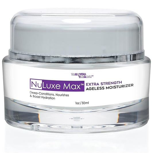 Nuluxe Max Ageless Moisturizer Anti-Aging Cream - Extra Strength Face & Eye Night Help Support Your Skin To Restore Maintain Youthful Appearance, 1 Ounce (Pack of 1)