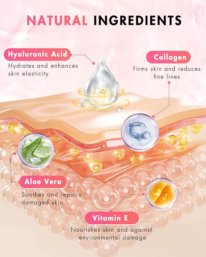 Forehead Wrinkle Patches & Smile Line Patches, Overnight Facial Wrinkle Treatment with Hyaluronic Acid, Aloe, Collagen & Vitamin E to Lift Smile Lines for Women 72pcs