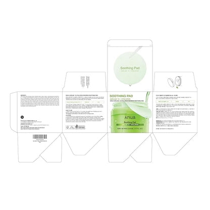 Anua Azelaic 10 Hyaluron Redness Soothing Pad, Troubled & Spot Care with Korean toner pads, Quick & Easy Stretchable Facial Mask with Azelaic acid, Hyaluronic Acid, Korean Skin Care (90 pads)