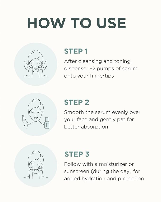 OURWHY Heartleaf Hydra Calming Serum (1.35fl oz) - Soothing & Hydrating Serum for Sensitive Skin. With Heartleaf Extract, Hyaluronic Acid & Panthenol